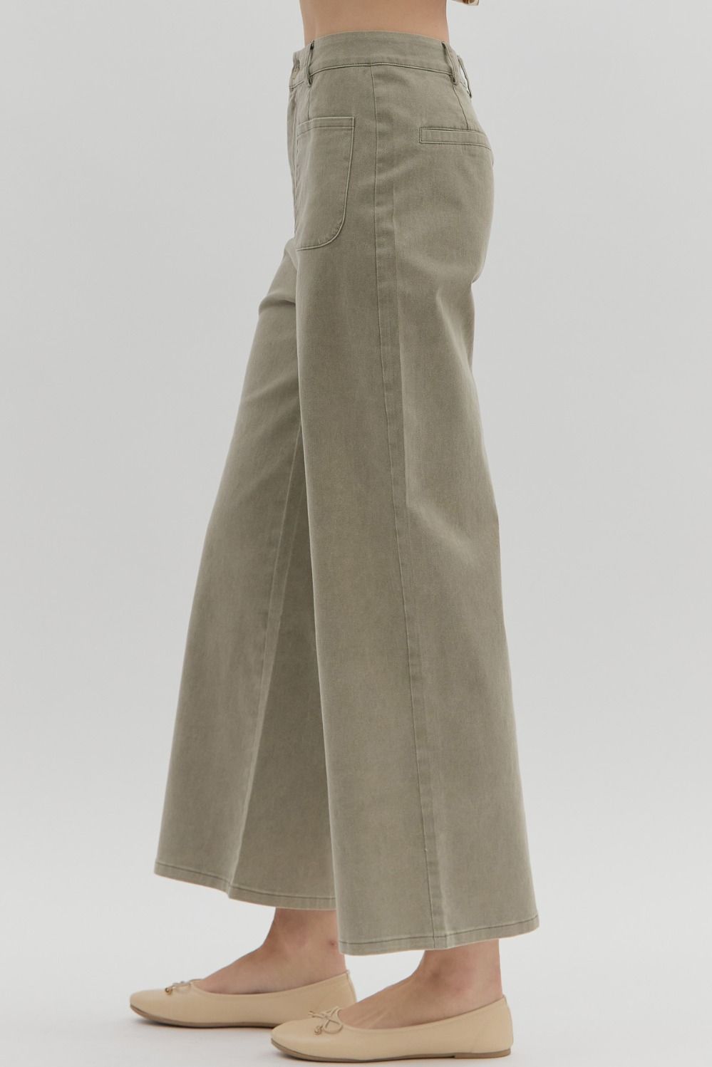 Well Polished Pants - Olive