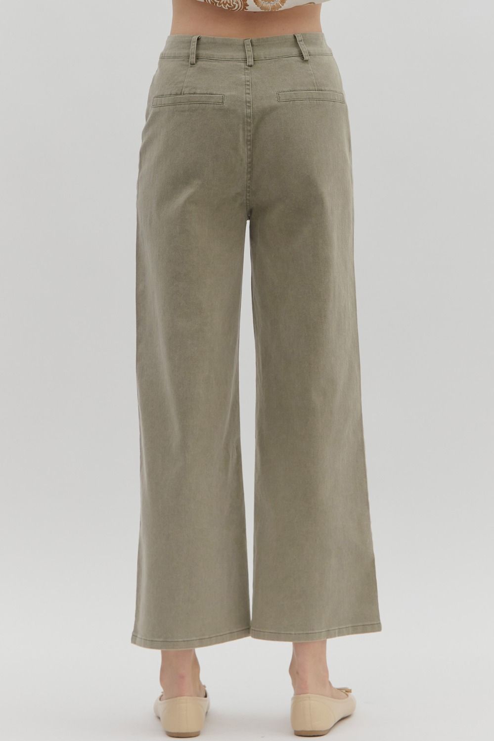 Well Polished Pants - Olive