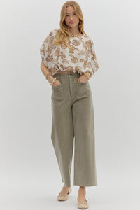 Well Polished Pants - Olive