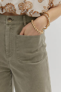Well Polished Pants - Olive