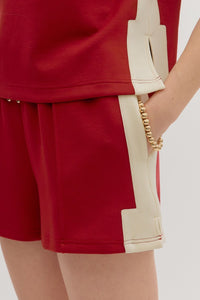 Pick Up The Pace Shorts - Brick