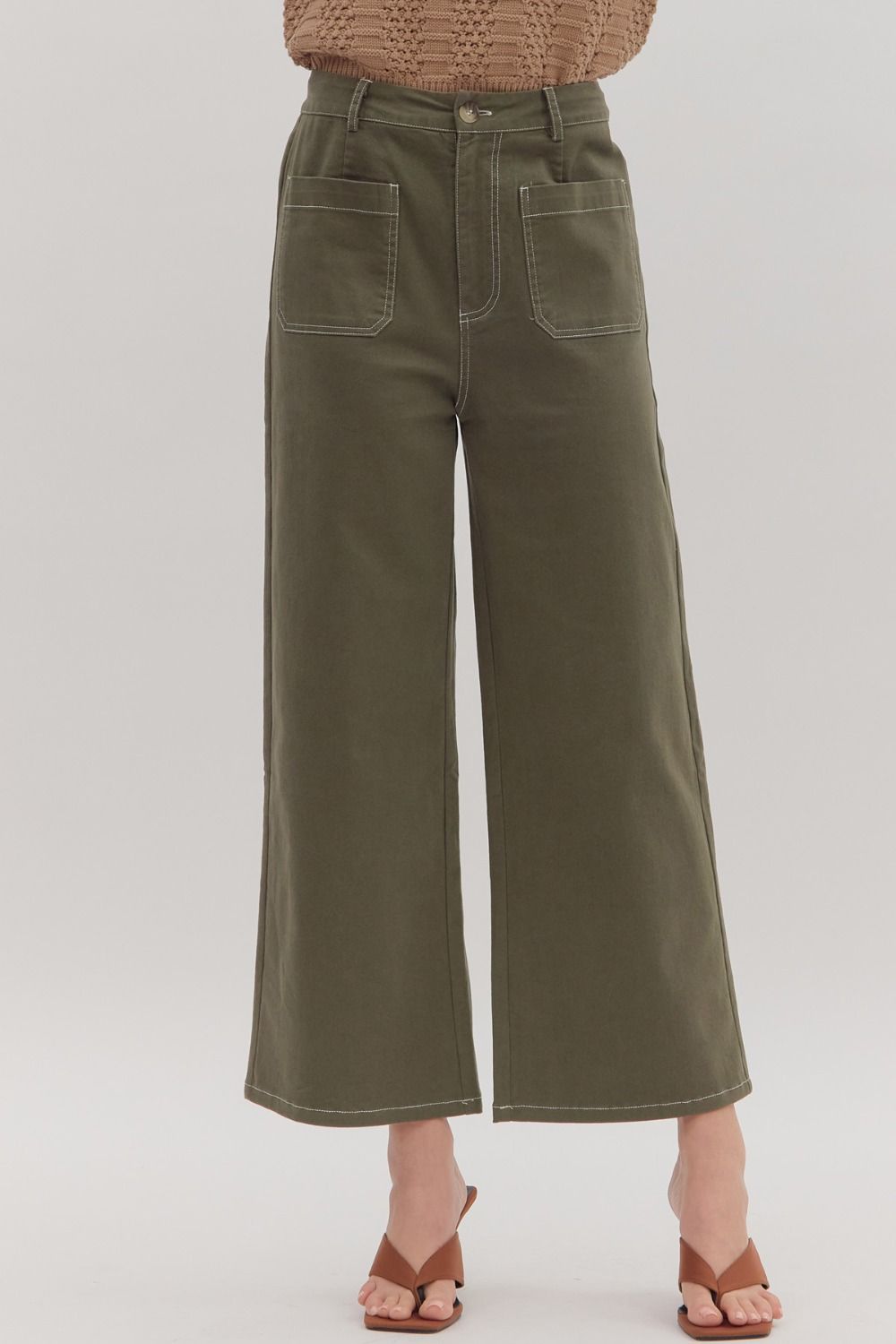 Going Places Pants - Olive