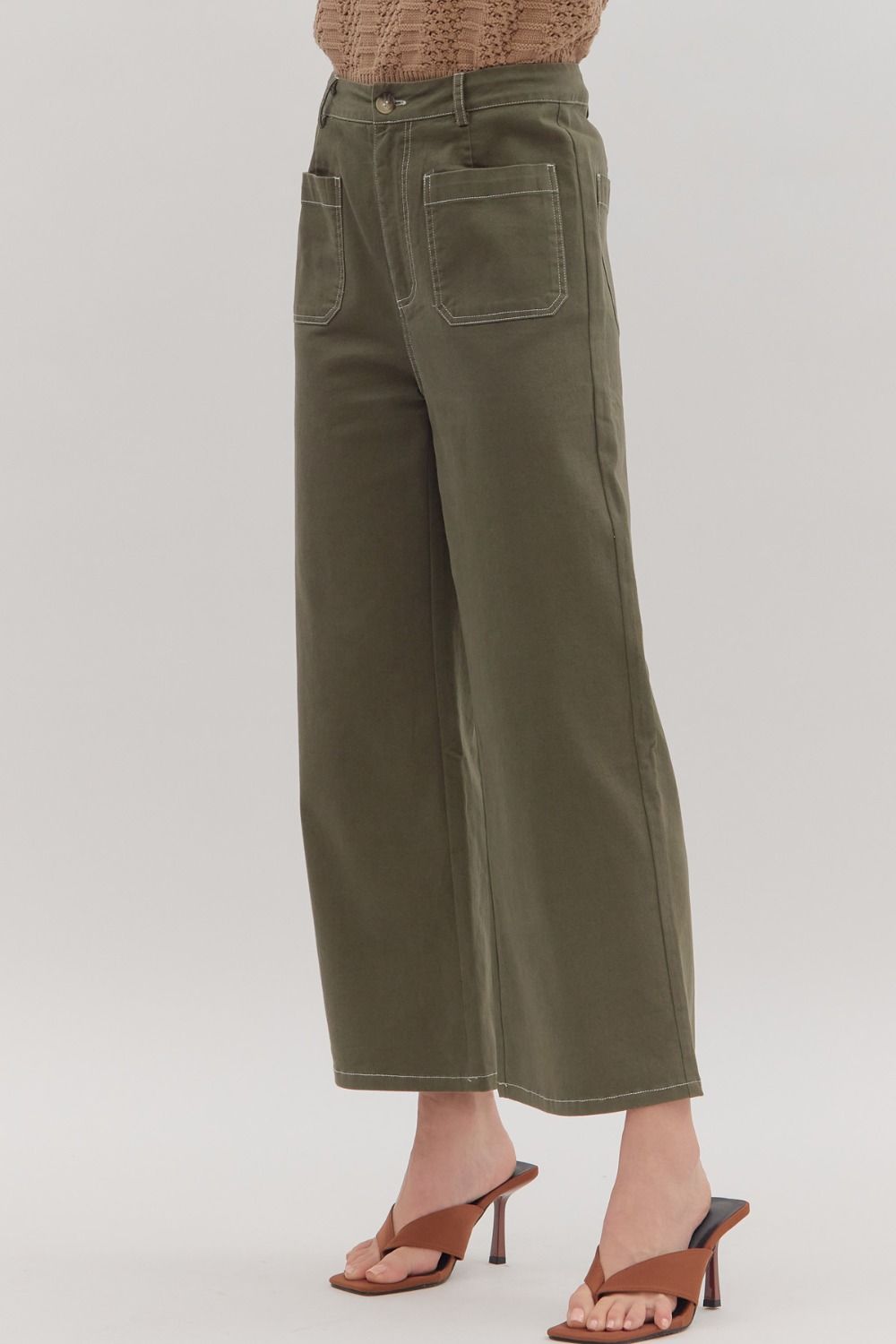 Going Places Pants - Olive