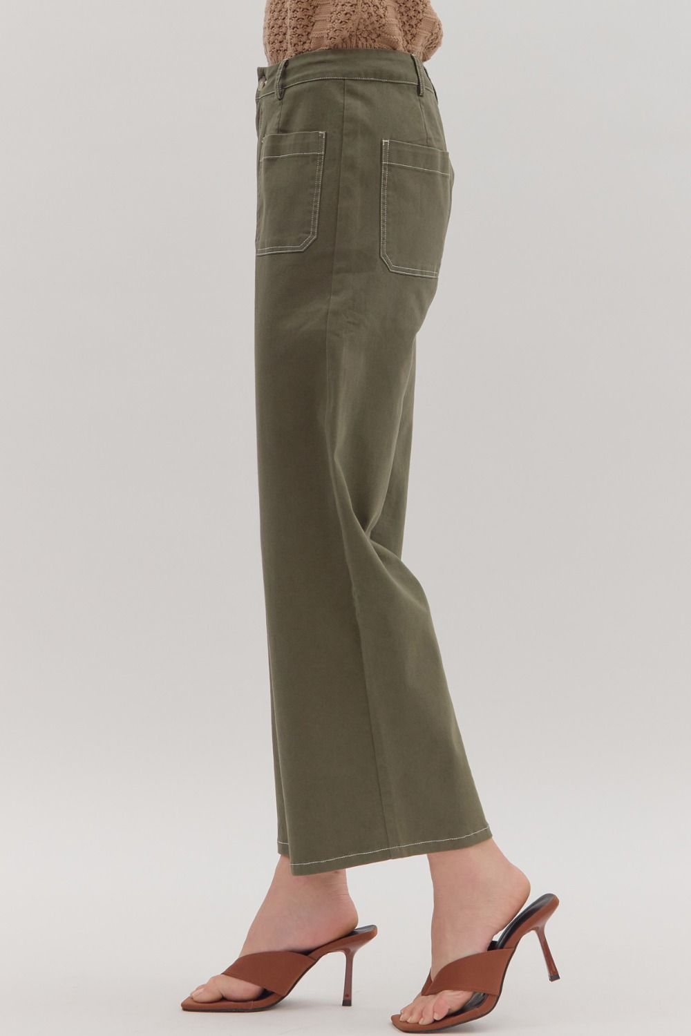 Going Places Pants - Olive