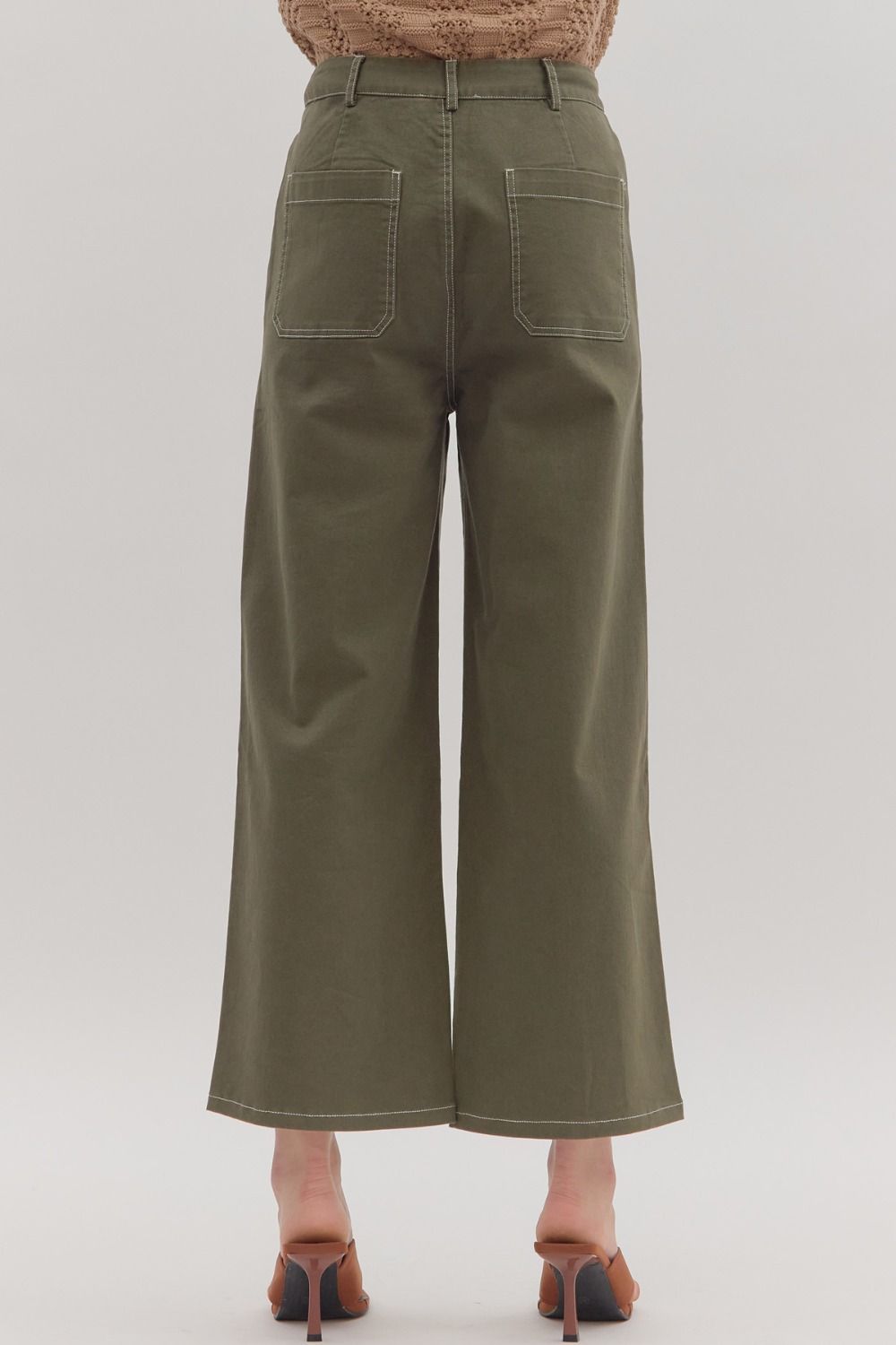 Going Places Pants - Olive