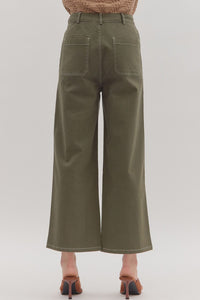 Going Places Pants - Olive