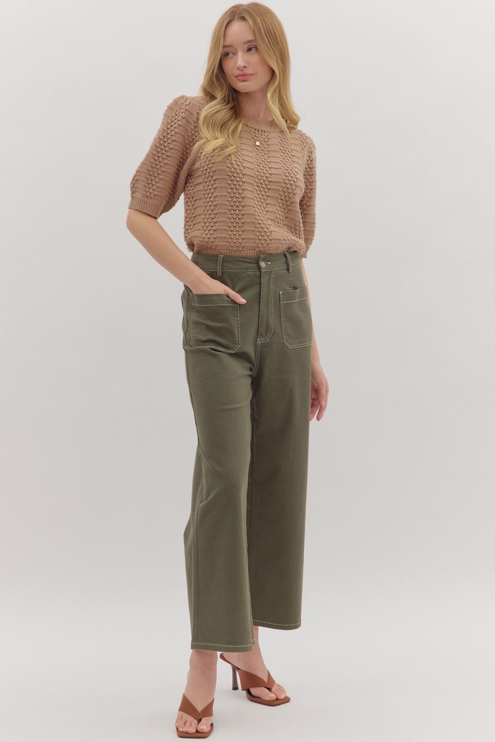 Going Places Pants - Olive