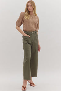 Going Places Pants - Olive