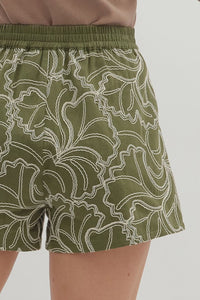 Impulse Desire Shorts - Olive