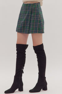 On Winter Break Skort - Green
