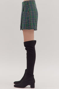 On Winter Break Skort - Green