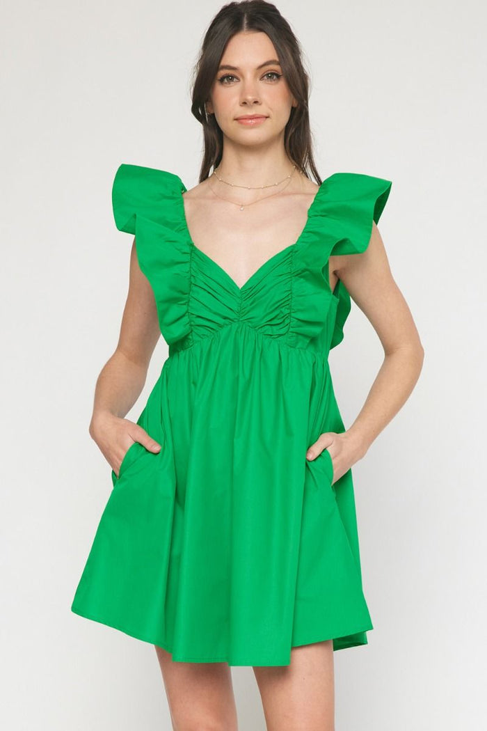 Gentle Touch Dress - Green