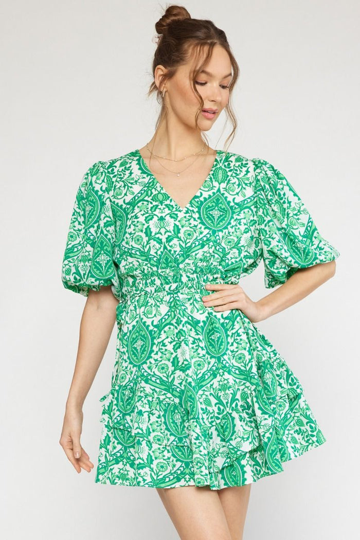 Out Of Sight Dress - Green