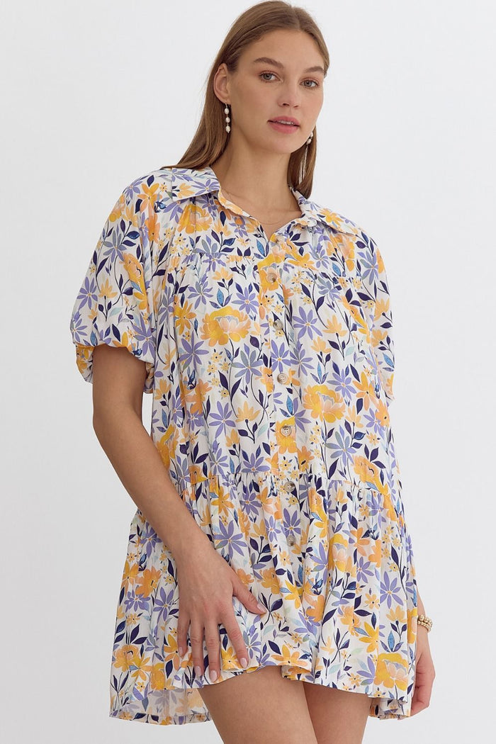 Spring On By Dress - Sunflower
