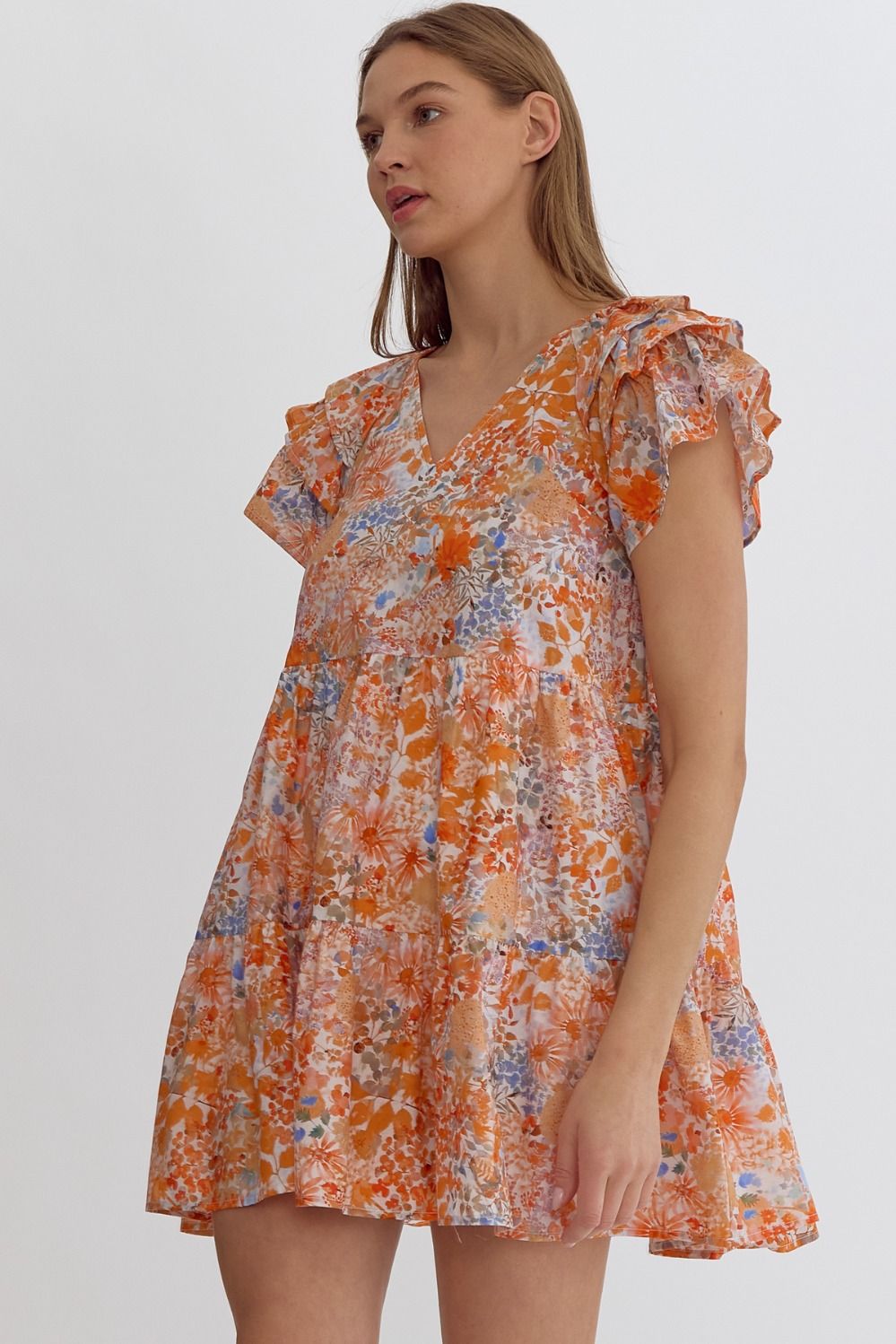 Garden Variety Dress - Orange