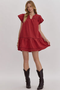 Play It Cool Dress - Red