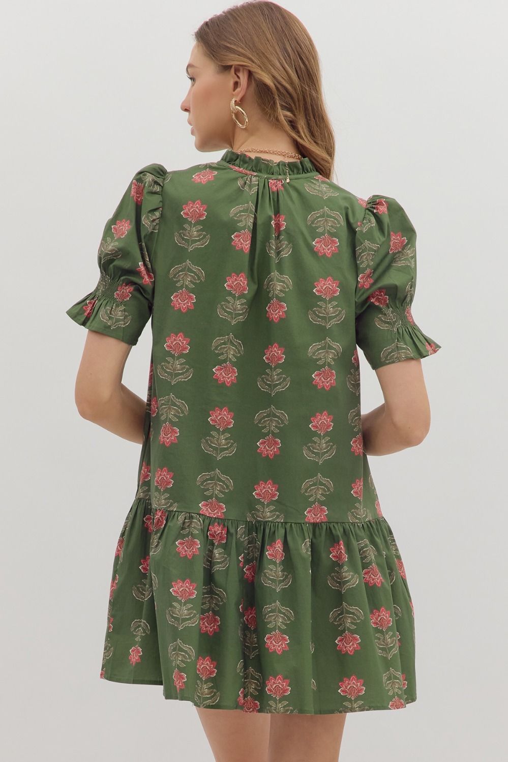 Fresh Beginnings Dress - Olive