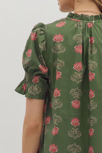 Fresh Beginnings Dress - Olive