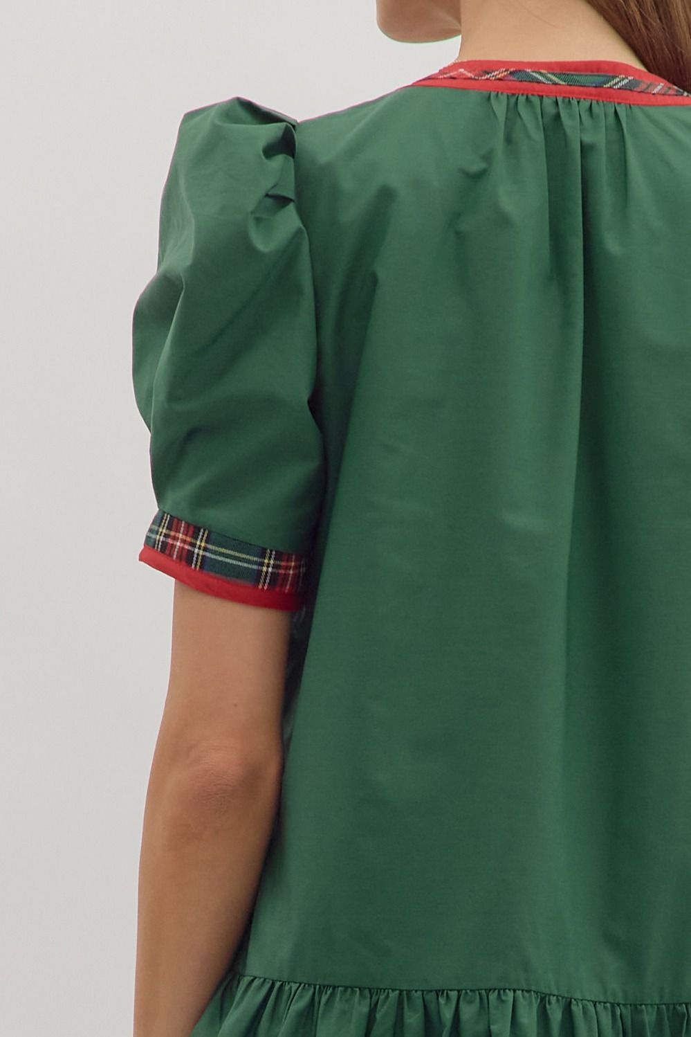 Mistletoe Kisses Dress - Green