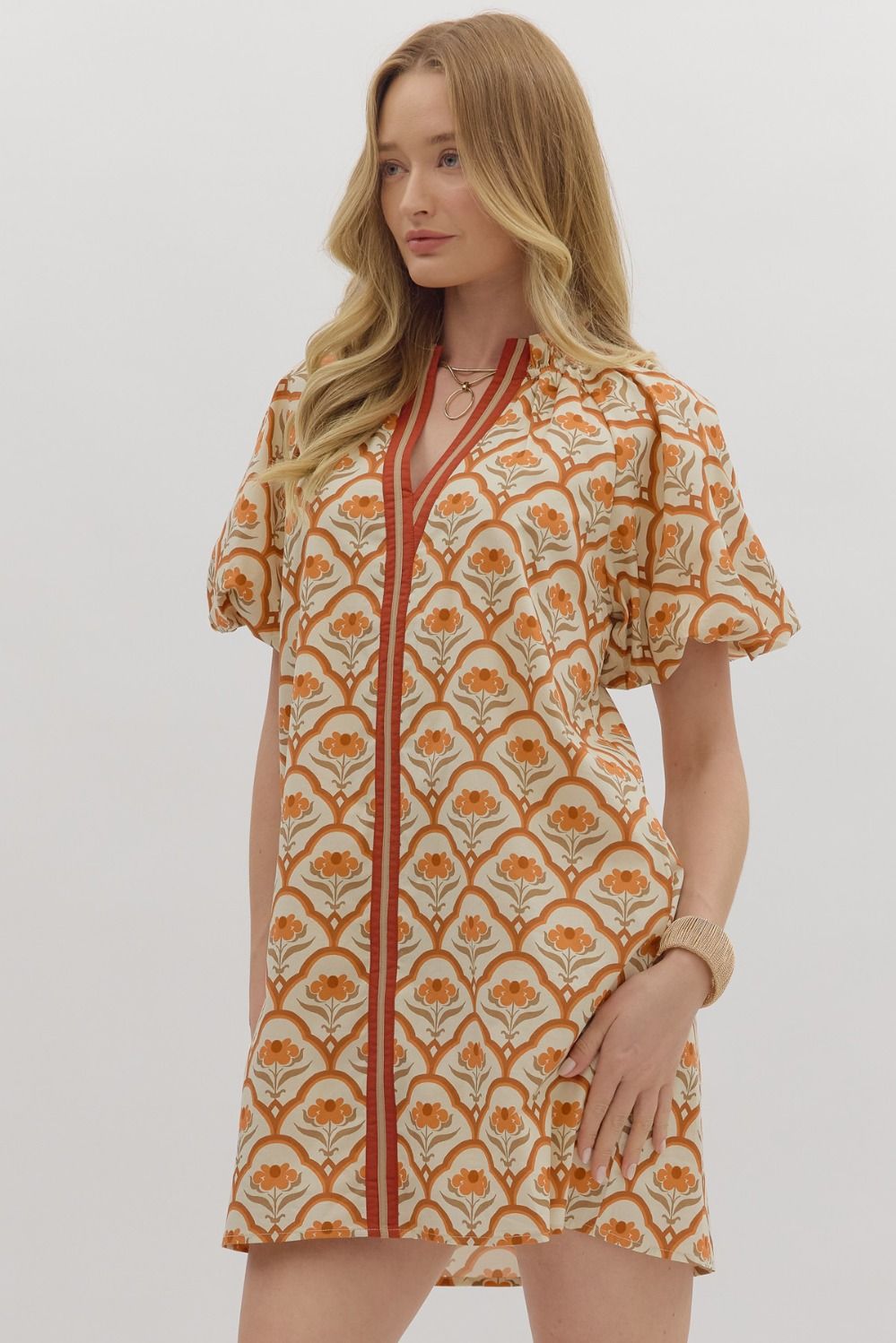 Autumn Noir Dress - Ecru