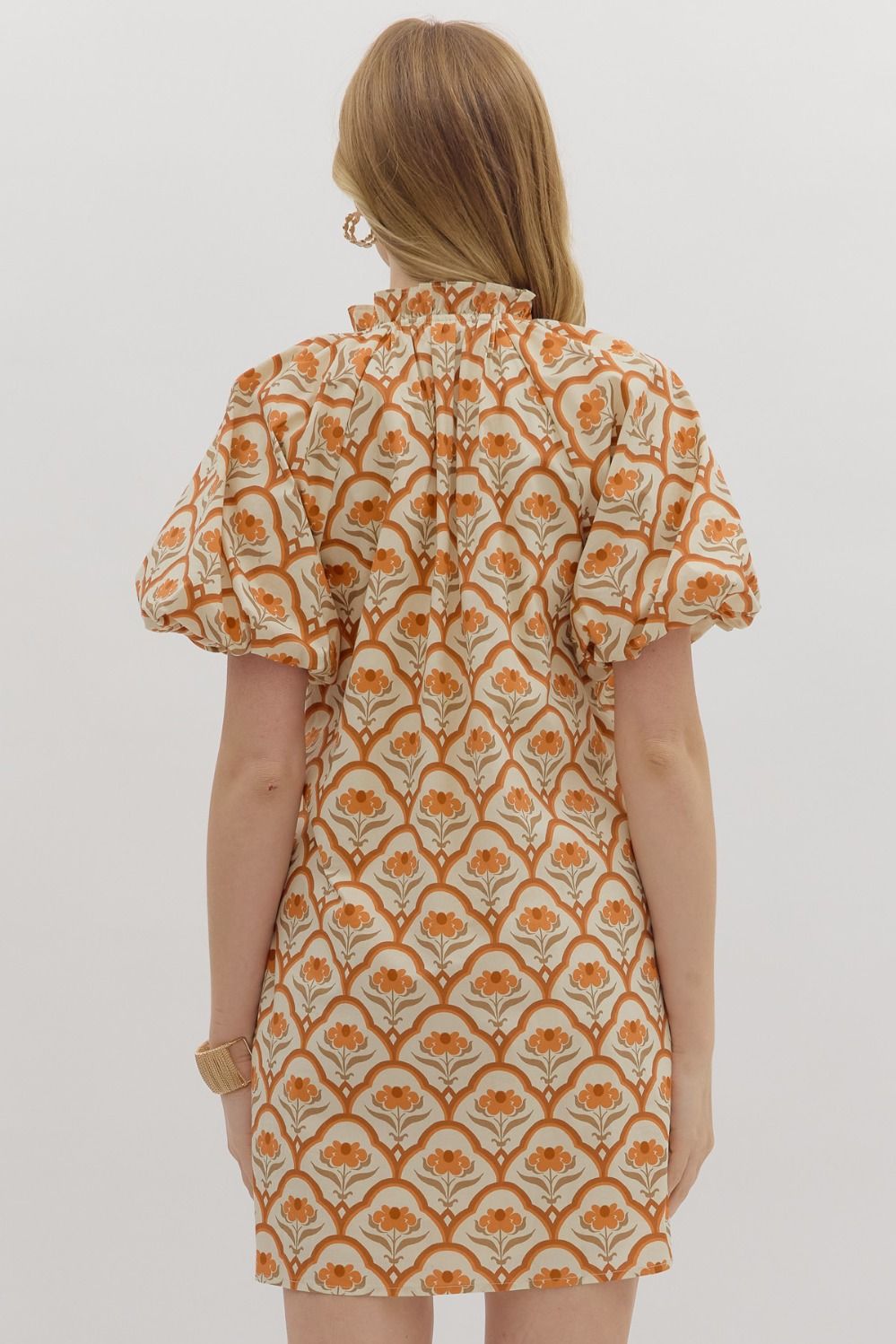 Autumn Noir Dress - Ecru