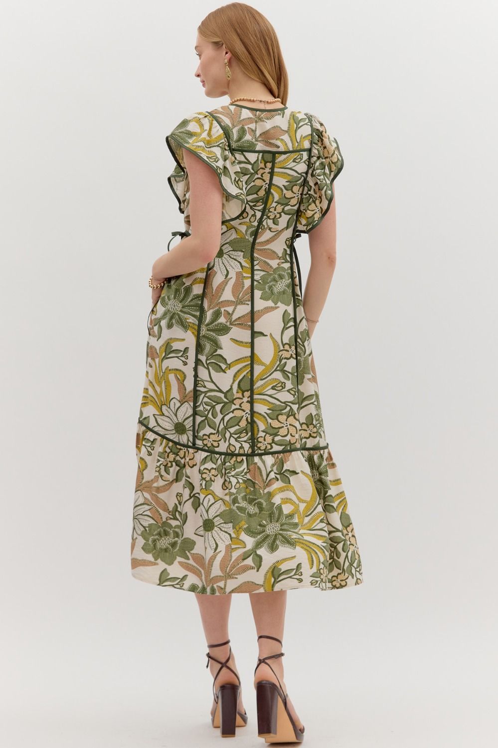 Take Back Time Dress - Olive