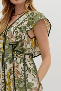 Take Back Time Dress - Olive