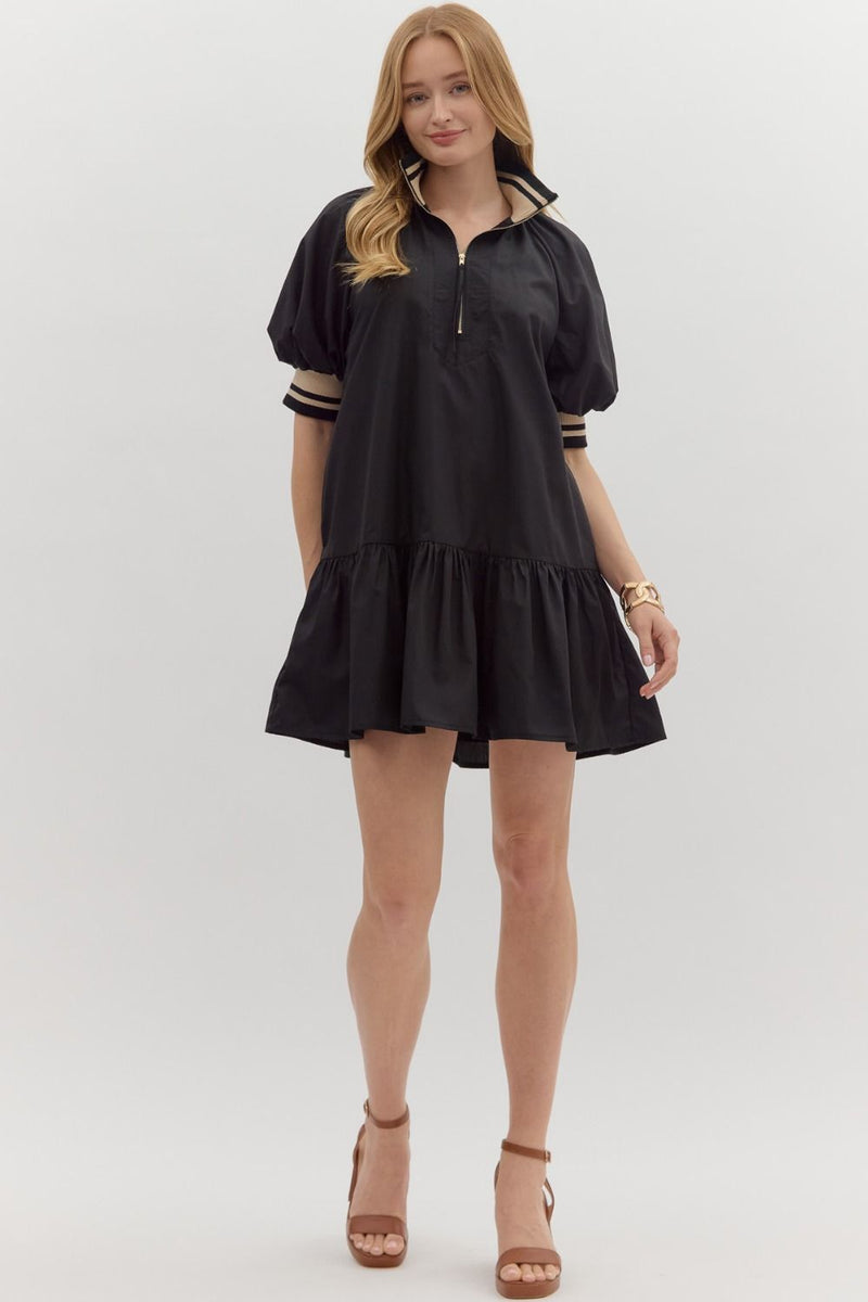A Good Fortune Dress - Black