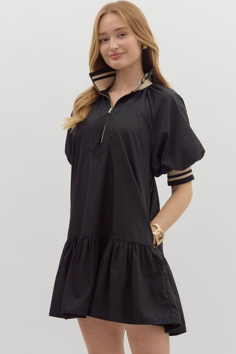 A Good Fortune Dress - Black