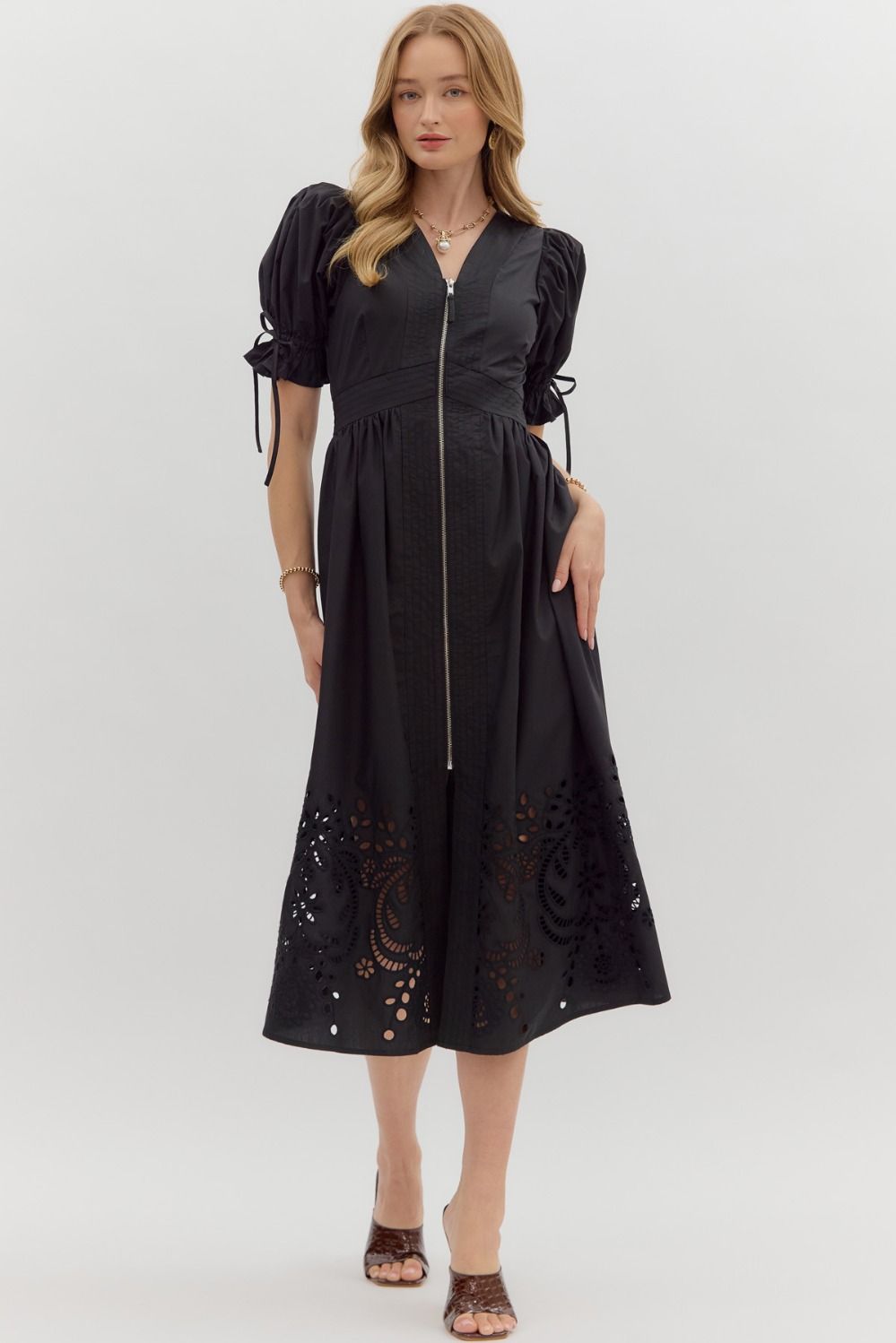 Candlelit Ambiance Dress - Black