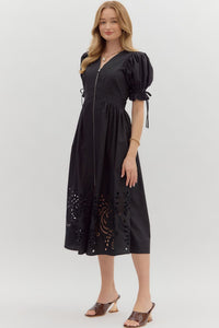 Candlelit Ambiance Dress - Black