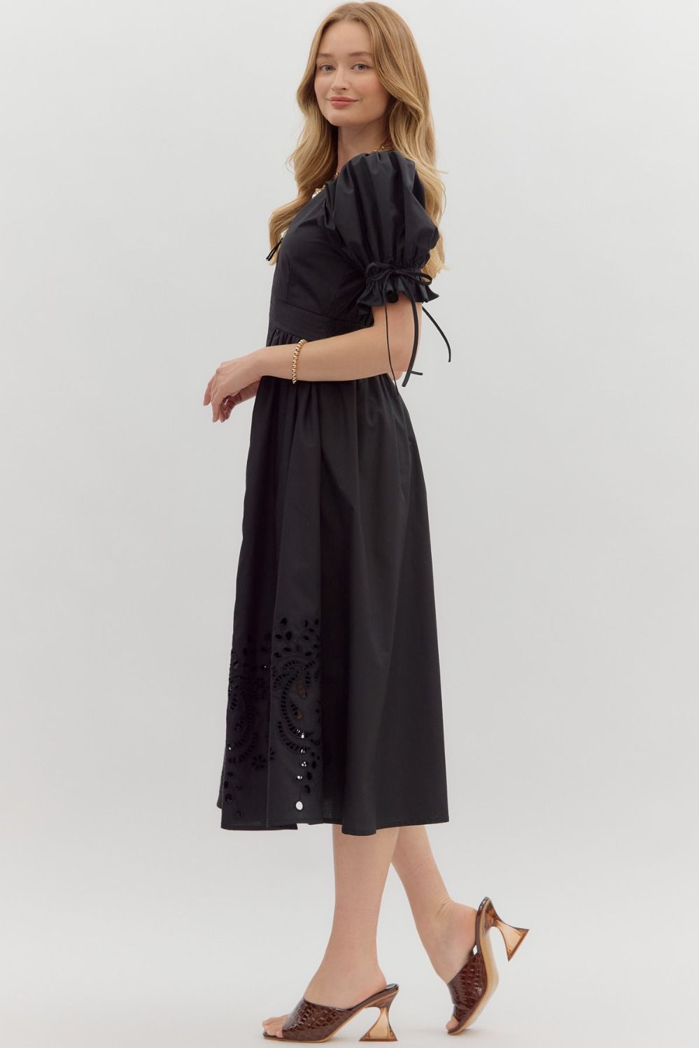 Candlelit Ambiance Dress - Black