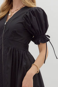 Candlelit Ambiance Dress - Black