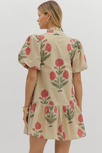 Room To Bloom Dress - Ecru