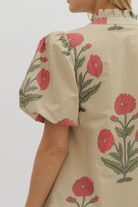 Room To Bloom Dress - Ecru