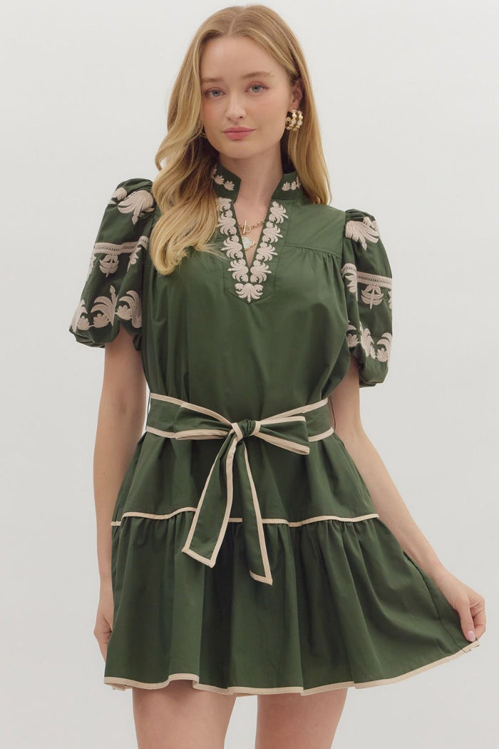 Delicate Touch Dress - Green