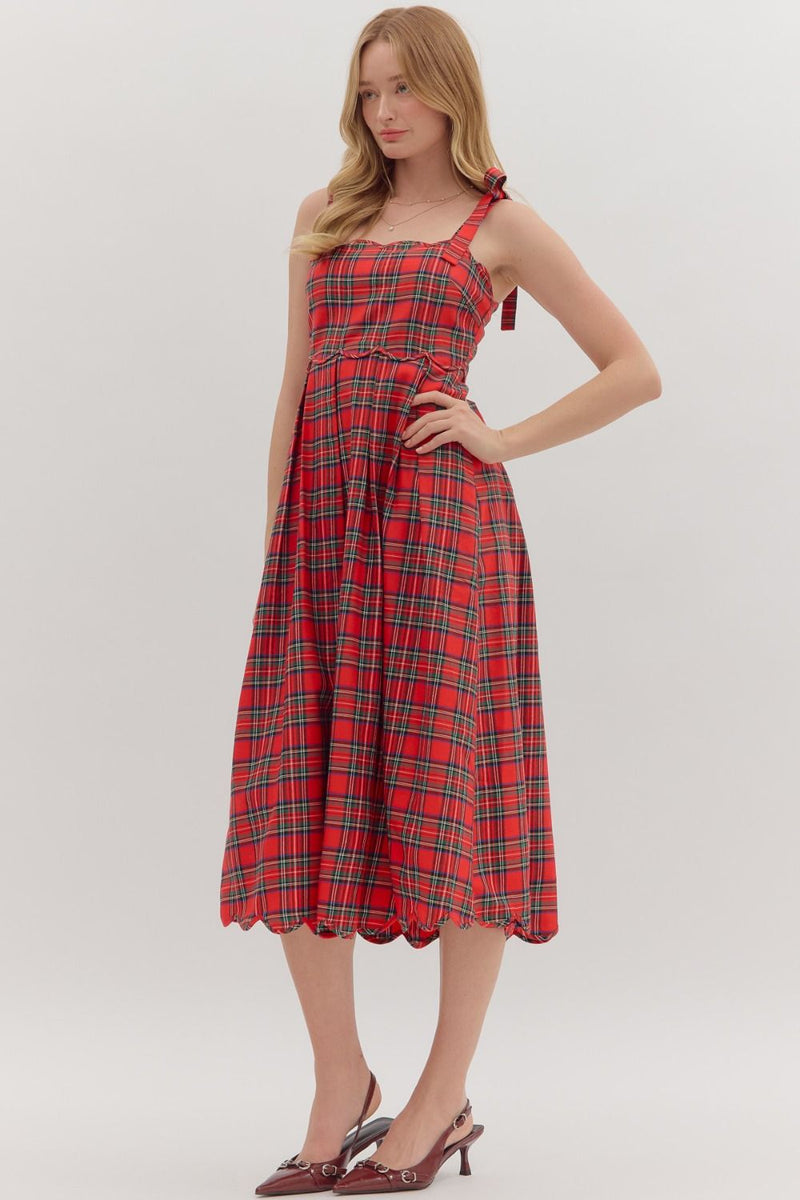 Deck The Halls Dress - Red