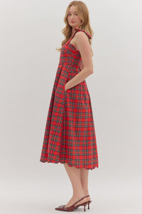 Deck The Halls Dress - Red