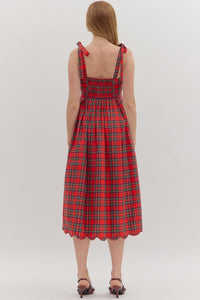 Deck The Halls Dress - Red