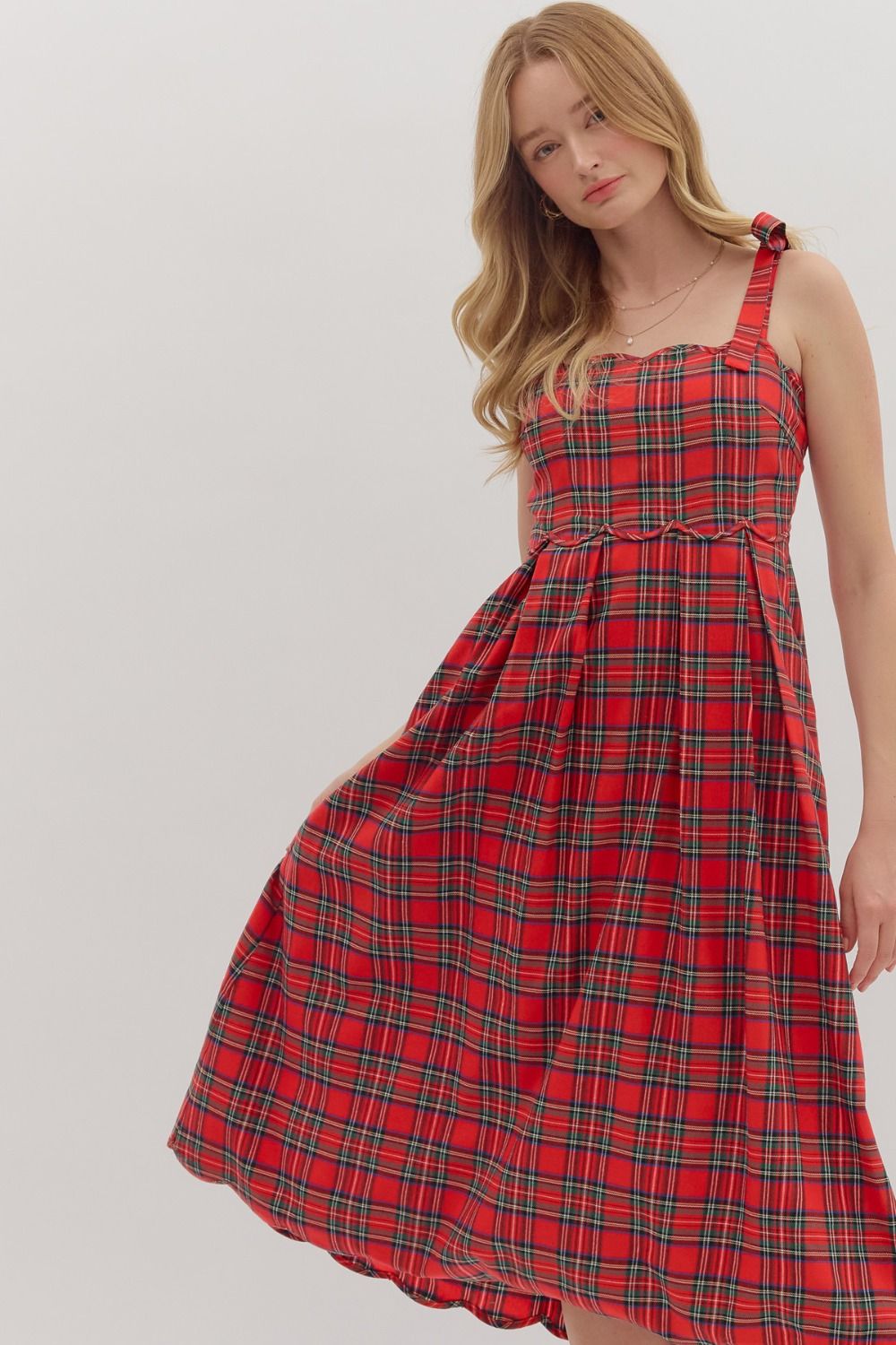 Deck The Halls Dress - Red