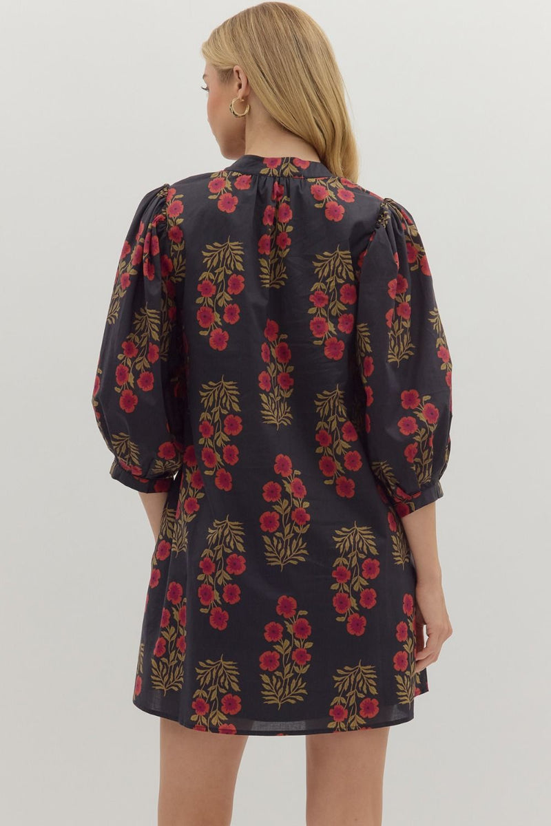 Kick Up The Dust Dress - Black