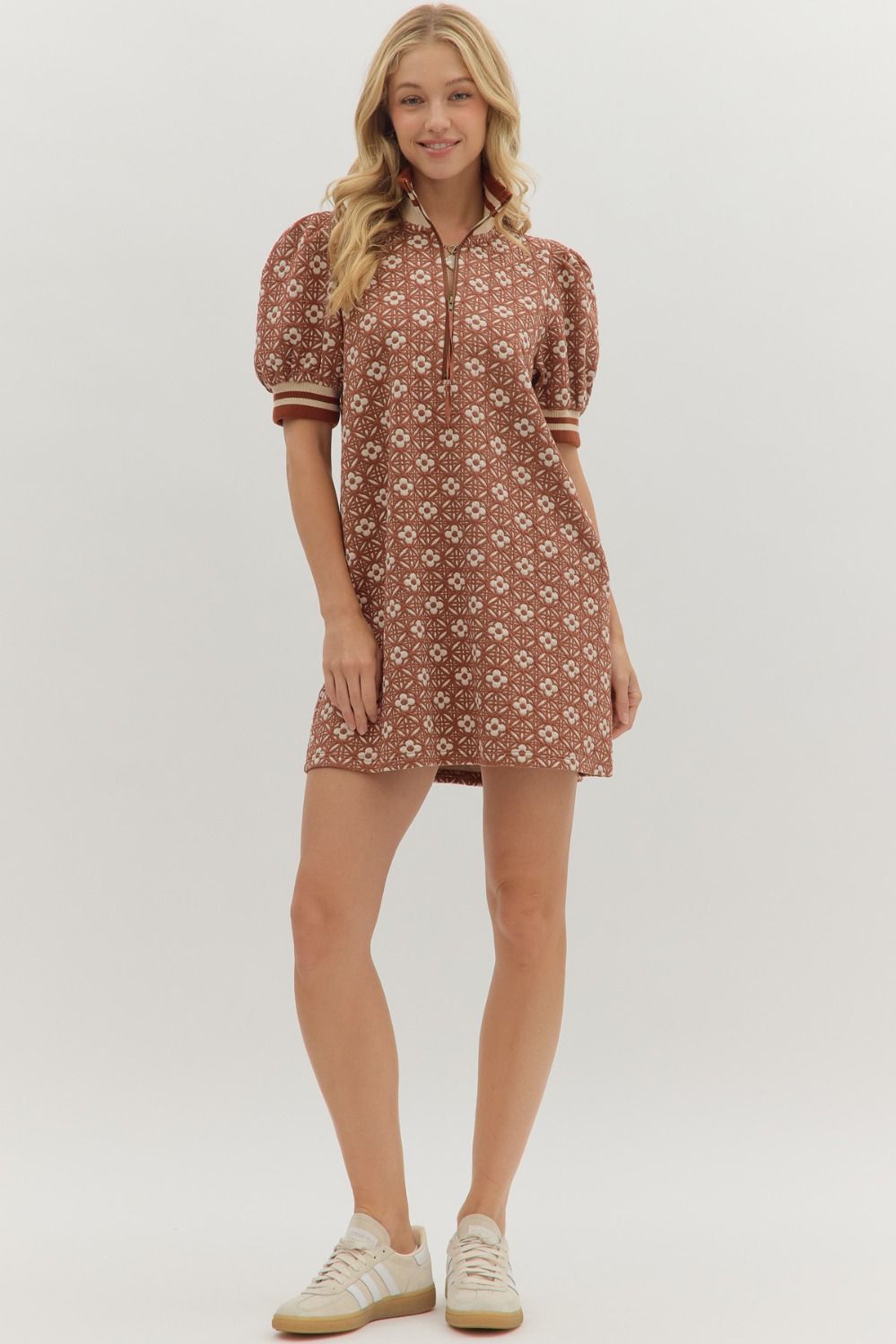 Let's Get It Started Dress - Rust