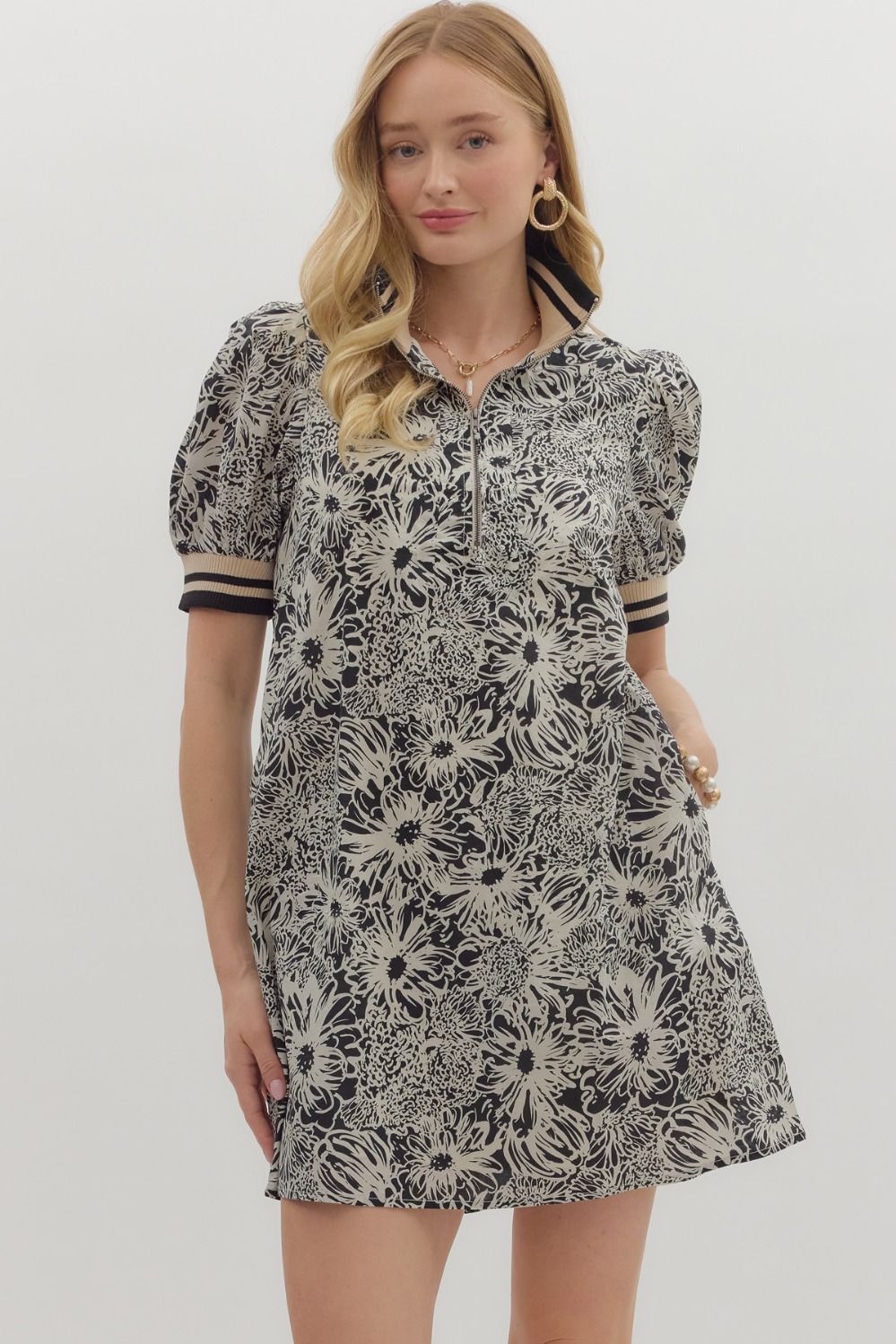 Where I Wanna Be Dress - Black