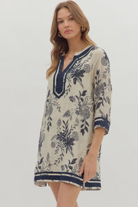 Remember When Dress - Navy