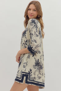 Remember When Dress - Navy