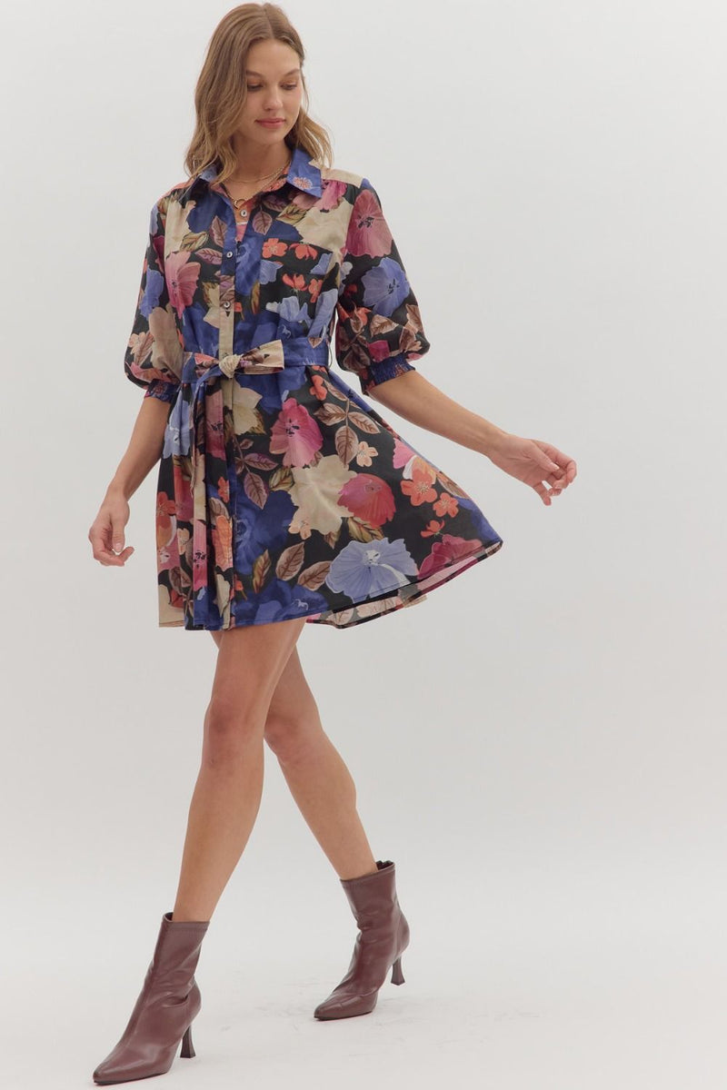 Beyond The Canvas Dress - Midnight