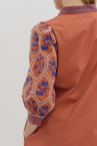 Secret Kept Dress - Rust