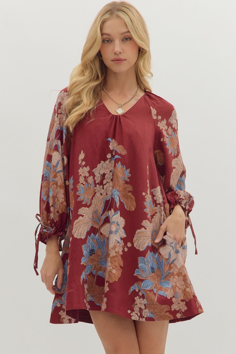 Forever More Dress - Burgundy