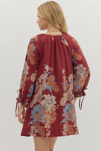 Forever More Dress - Burgundy