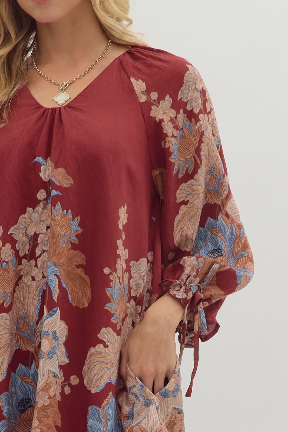 Forever More Dress - Burgundy